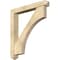 Ekena Millwork Westlake Arts and Crafts Rough Sawn Bracket w/ Offset Brace, Douglas Fir, 6"W x 40"D x 44"H BKT0604X40X44WTL03RDF - alternate 1